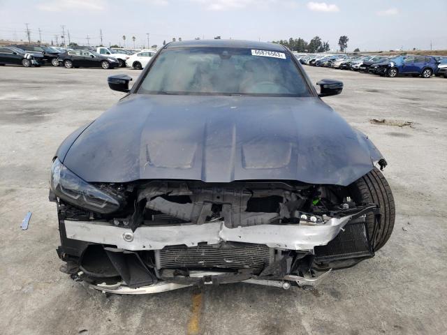 WBS33AY01NFM06574 - 2022 BMW M3 COMPETITION ნაცრისფერი ფოტო 5