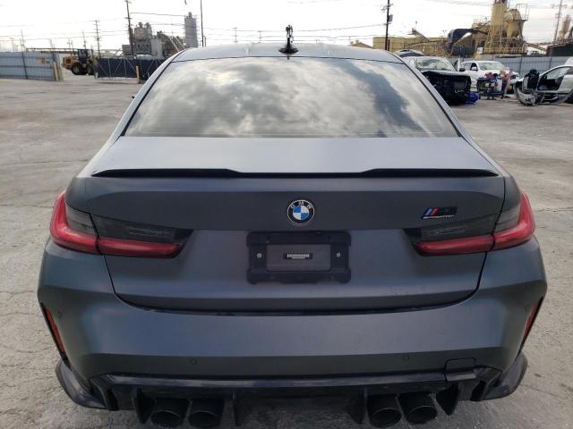 WBS33AY01NFM06574 - 2022 BMW M3 COMPETITION ნაცრისფერი ფოტო 6