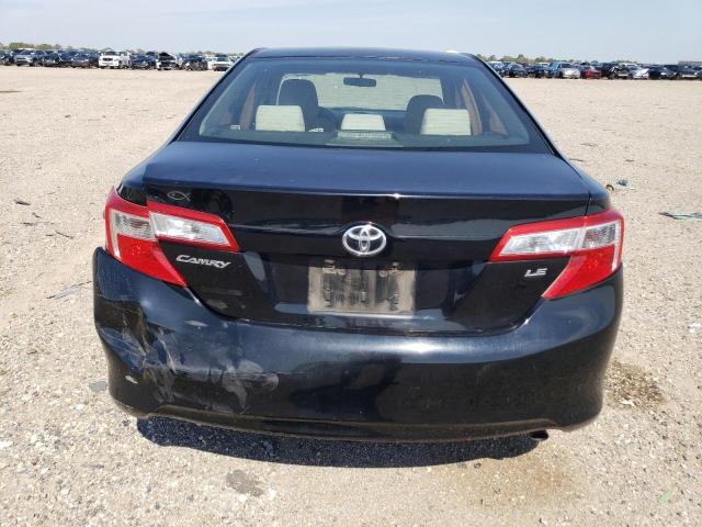 4T4BF1FK1CR169318 - 2012 TOYOTA CAMRY BASE BLACK photo 6