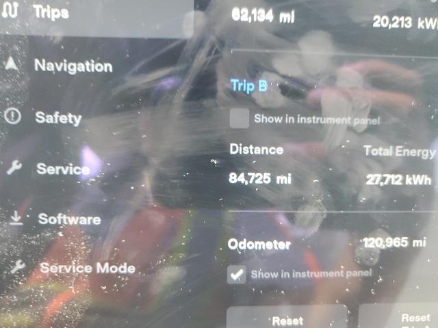 5YJSA1E2XHF228901 - 2017 TESLA MODEL S Mavi foto 9