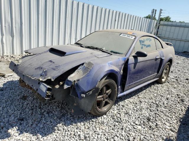 1FAFP42X84F175645 - 2004 FORD MUSTANG GT BLUE photo 1