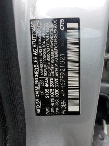 WDBRF92H67F921321 - 2007 MERCEDES-BENZ C 280 4MATIC SILVER photo 12