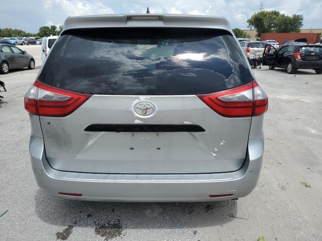 5TDZZ3DC0LS031351 - 2020 TOYOTA SIENNA L SILVER photo 6