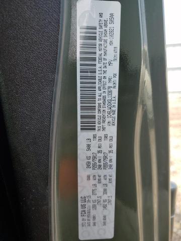 1C4BJWDGXGL133678 - 2016 JEEP WRANGLER U SPORT Жасыл фото 12