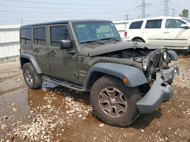 1C4BJWDGXGL133678 - 2016 JEEP WRANGLER U SPORT Жасыл фото 4