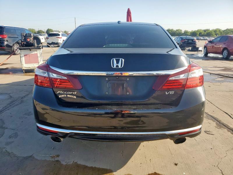 1HGCR3F02HA001881 - 2017 HONDA ACCORD EXL BLACK photo 6