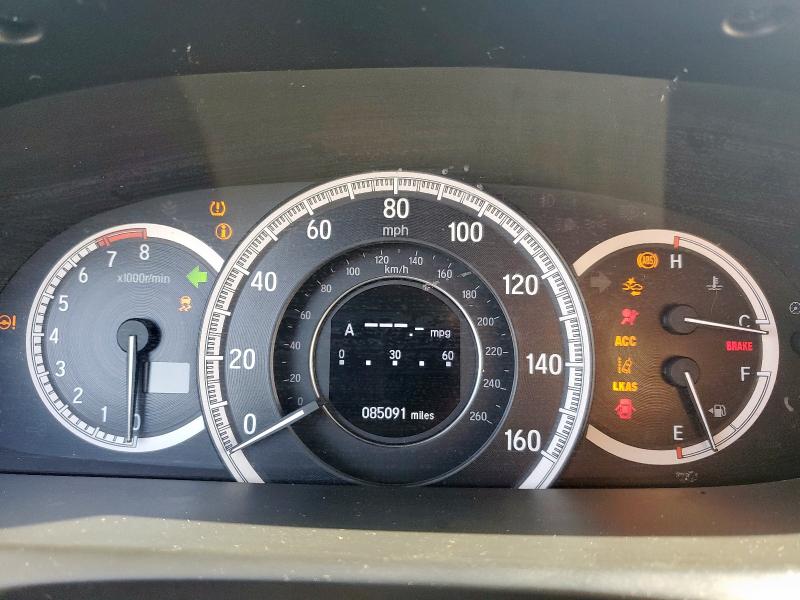 1HGCR3F02HA001881 - 2017 HONDA ACCORD EXL BLACK photo 9