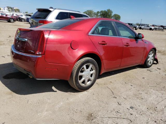 1G6DG577890163041 - 2009 CADILLAC CTS RED photo 3