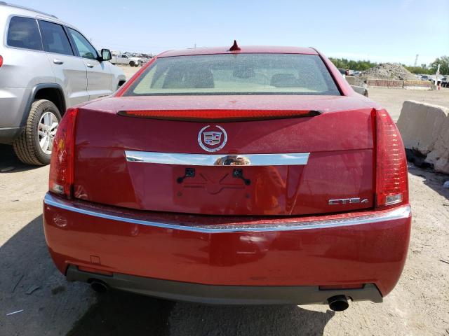 1G6DG577890163041 - 2009 CADILLAC CTS RED photo 6