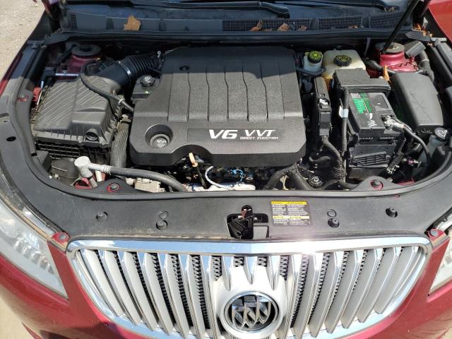 1G4GE5ED9BF210388 - 2011 BUICK LACROSSE CXS 勃艮第红 照片 11