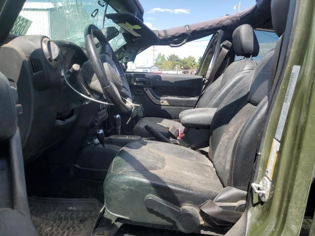1C4BJWEGXGL285085 - 2016 JEEP WRANGLER U SAHARA GREEN photo 7