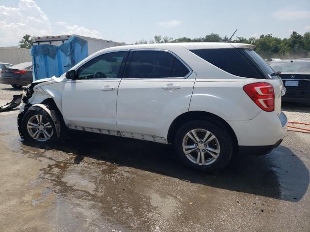 2GNALBEK8H1587363 - 2017 CHEVROLET EQUINOX LS WHITE photo 2