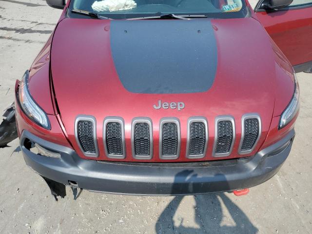 1C4PJMBS4FW587794 - 2015 JEEP CHEROKEE TRAILHAWK ბურგუნდია ფოტო 11