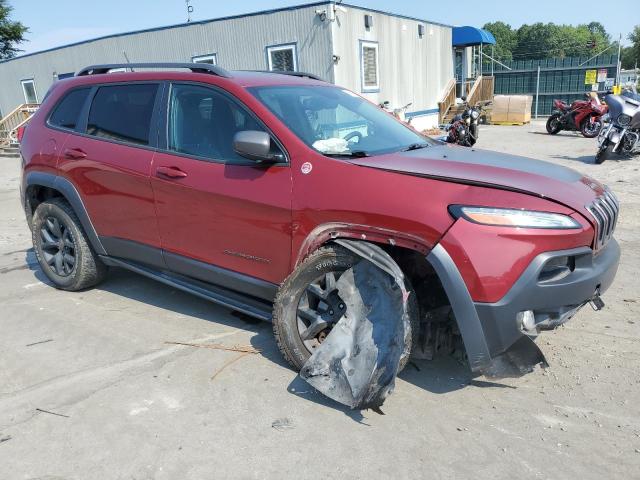 1C4PJMBS4FW587794 - 2015 JEEP CHEROKEE TRAILHAWK ბურგუნდია ფოტო 4