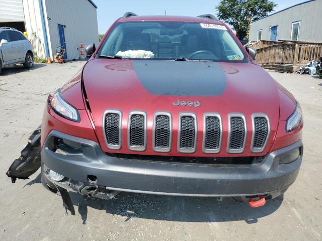 1C4PJMBS4FW587794 - 2015 JEEP CHEROKEE TRAILHAWK BURGUNDY photo 5