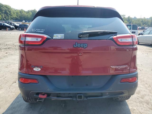 1C4PJMBS4FW587794 - 2015 JEEP CHEROKEE TRAILHAWK ბურგუნდია ფოტო 6