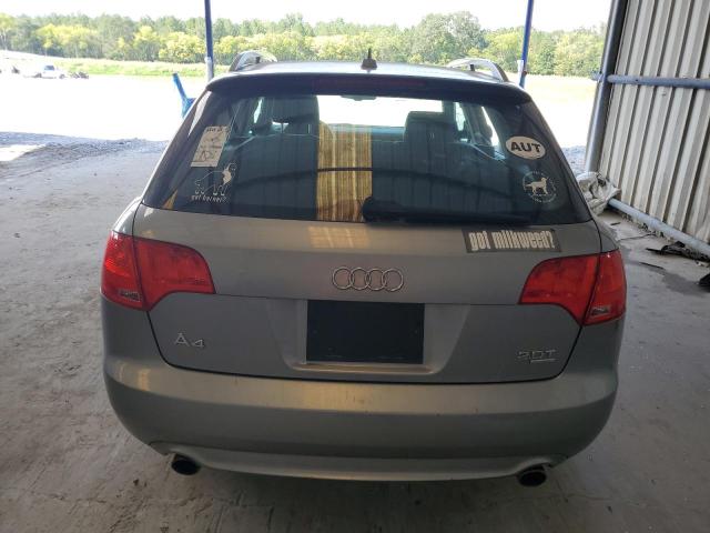 WAUKF78EX8A026544 - 2008 AUDI A4 2.0T AVANT QUATTRO GRAY photo 6