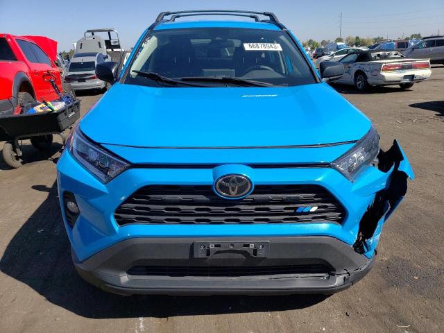 2T3F1RFV1MW167046 - 2021 TOYOTA RAV4 LE BLUE photo 5