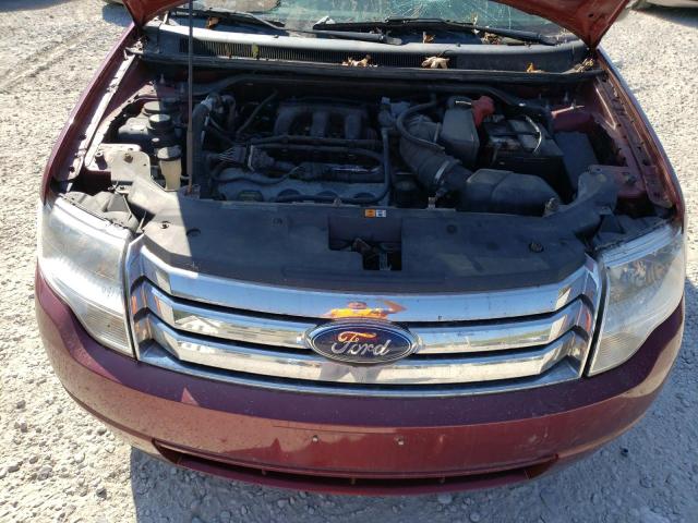 1FMDK03W78GA43745 - 2008 FORD TAURUS X LIMITED BURGUNDY photo 12