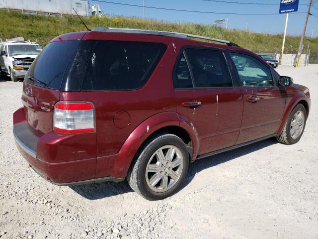 1FMDK03W78GA43745 - 2008 FORD TAURUS X LIMITED BURGUNDY photo 3