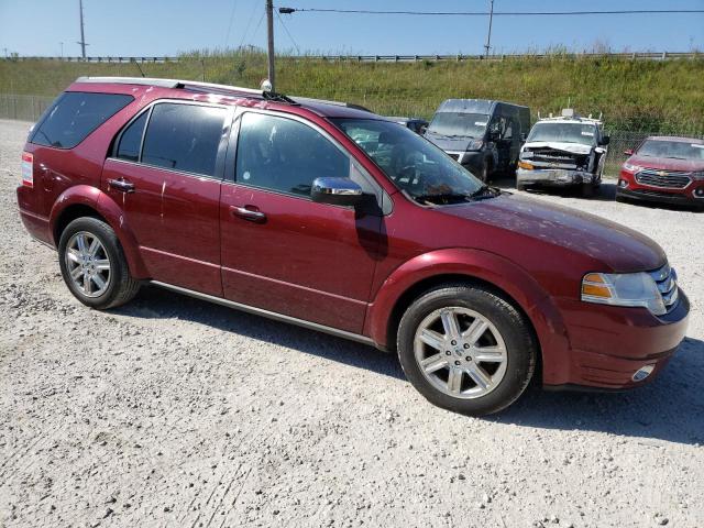 1FMDK03W78GA43745 - 2008 FORD TAURUS X LIMITED BURGUNDY photo 4