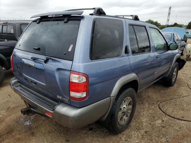 JN8DR09Y51W597634 - 2001 NISSAN PATHFINDER LE BLUE photo 3