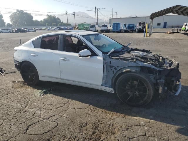 JN1EV7AP0JM350849 - 2018 INFINITI Q50 LUXE WHITE photo 4