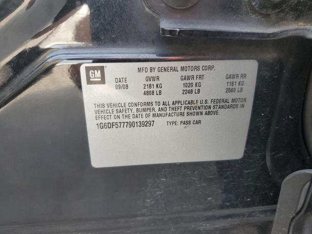 1G6DF577790139297 - 2009 CADILLAC CTS BLACK photo 12