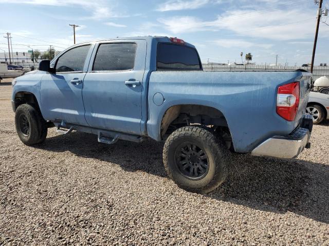 5TFGY5F15EX152634 - 2014 TOYOTA TUNDRA CREWMAX PLATINUM Blau Foto 2