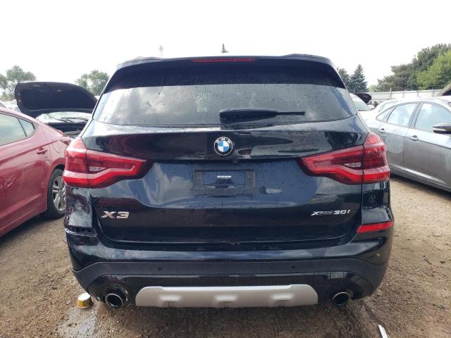 5UXTY5C02M9H28310 - 2021 BMW X3 XDRIVE30I BLACK photo 6