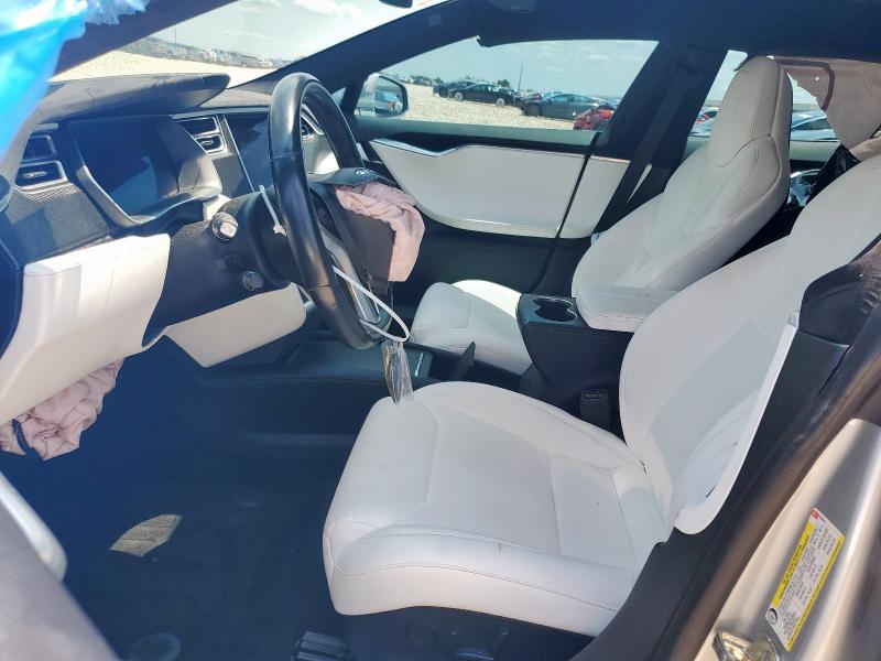 5YJSA1E28HF200952 - 2017 TESLA MODEL S SILVER photo 7