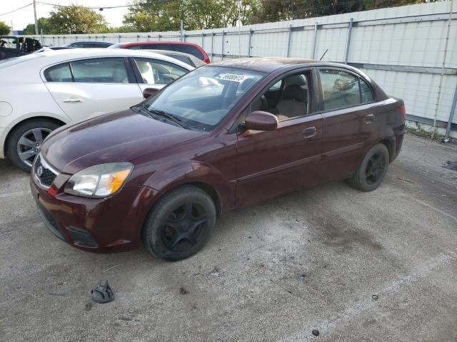 KNADH4A31B6873036 - 2011 KIA RIO BASE BURGUNDY photo 1