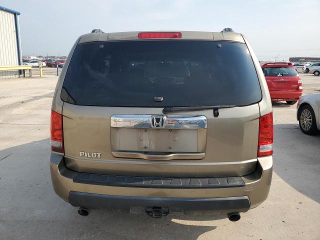 5FNYF3H59BB002336 - 2011 HONDA PILOT EXL TAN photo 6