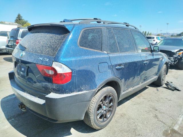 WBXPA93445WD08149 - 2005 BMW X3 2.5I 3.0I BLUE photo 3