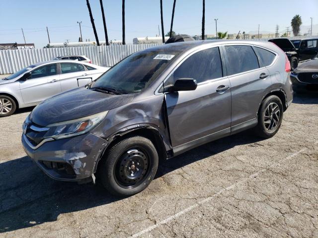 2HKRM3H49GH537063 - 2016 HONDA CR-V SE GRAY photo 1