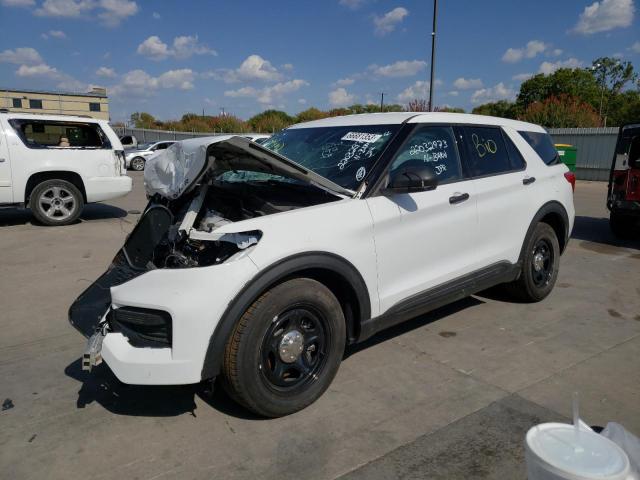 1FM5K8AC8MGB99136 - 2021 FORD EXPLORER POLICE INTERCEPTOR 白色 照片 1