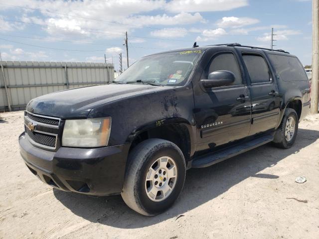 1GNSCJE04BR152464 - 2011 CHEVROLET SUBURBAN C1500 LT BLACK photo 1