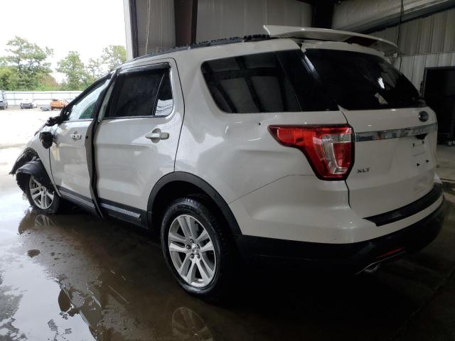 1FM5K8D80JGB28628 - 2018 FORD EXPLORER XLT თეთრი ფოტო 2