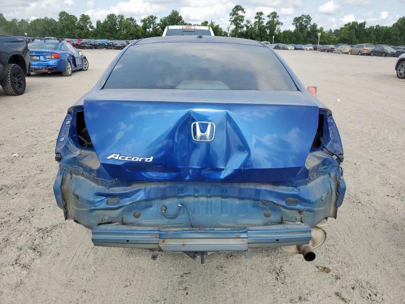 1HGCS12809A008723 - 2009 HONDA ACCORD EXL BLUE photo 6