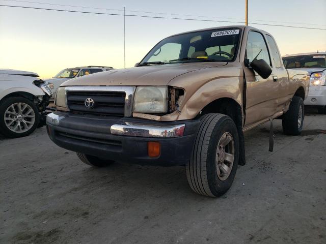 4TASN92NXYZ618422 - 2000 TOYOTA TACOMA XTRACAB PRERUNNER GOLD photo 2