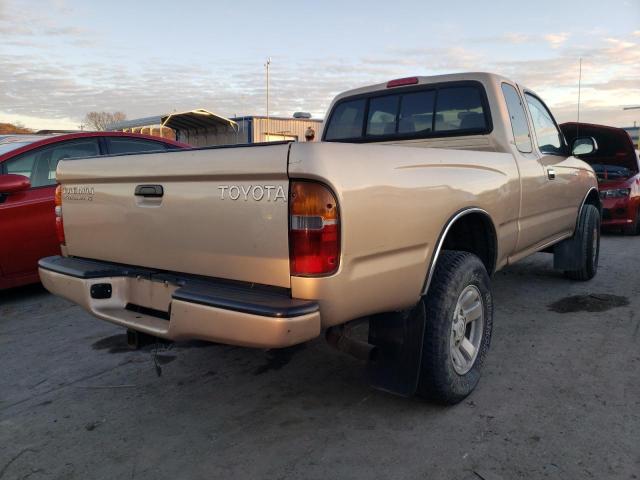 4TASN92NXYZ618422 - 2000 TOYOTA TACOMA XTRACAB PRERUNNER ოქროსფერი ფოტო 4
