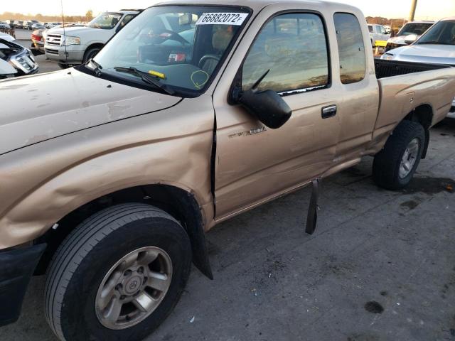 4TASN92NXYZ618422 - 2000 TOYOTA TACOMA XTRACAB PRERUNNER ოქროსფერი ფოტო 9