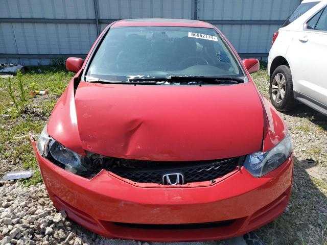 2HGFG1B86AH505778 - 2010 HONDA CIVIC EX RED photo 5