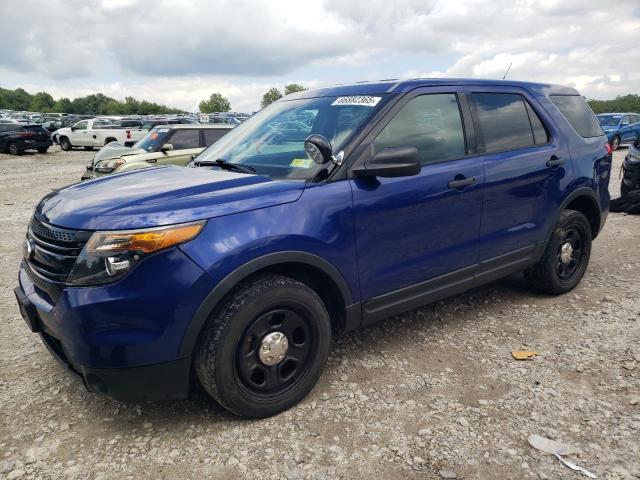 1FM5K8AR9FGC66480 - 2015 FORD EXPLORER POLICE INTERCEPTOR BLUE photo 1