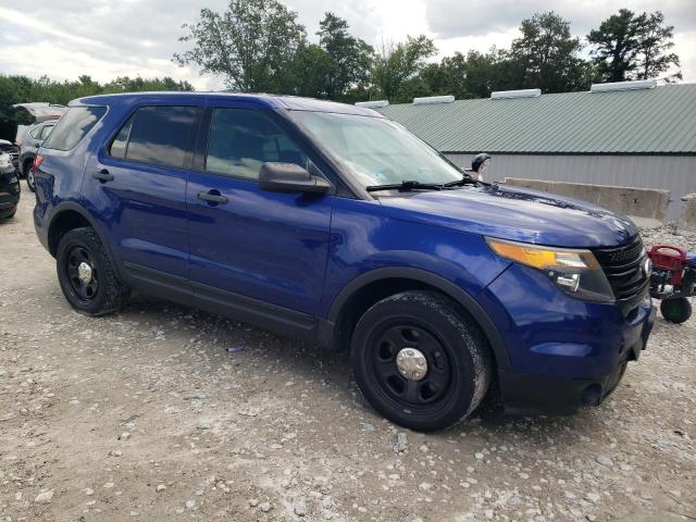 1FM5K8AR9FGC66480 - 2015 FORD EXPLORER POLICE INTERCEPTOR BLUE photo 4