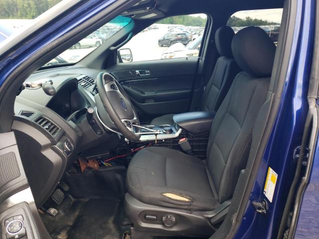 1FM5K8AR9FGC66480 - 2015 FORD EXPLORER POLICE INTERCEPTOR BLUE photo 7