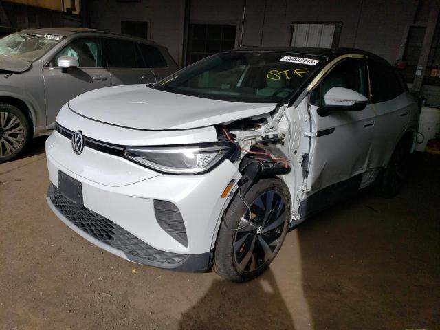 WVGUNPE21MP066393 - 2021 VOLKSWAGEN ID.4 PRO S თეთრი ფოტო 1