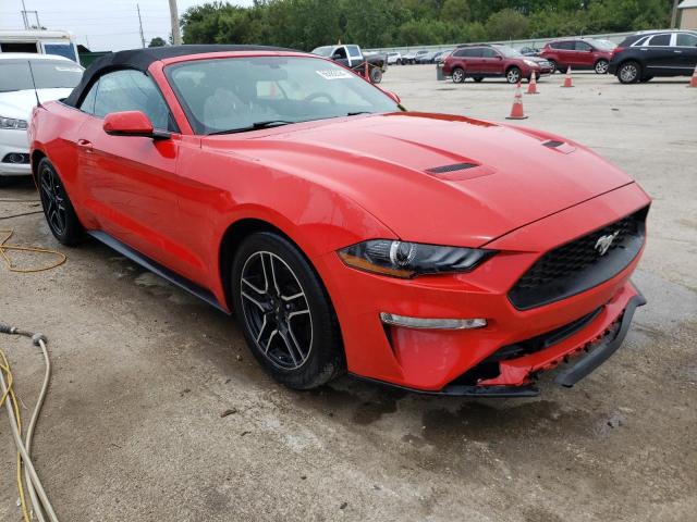 1FATP8UH8J5115379 - 2018 FORD MUSTANG RED photo 4