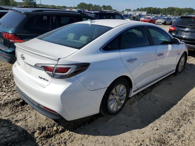 KMHE24L17GA020547 - 2016 HYUNDAI SONATA HYBRID WHITE photo 3