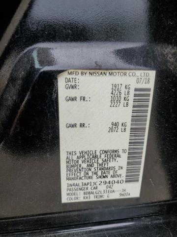 1N4AL3AP1JC294040 - 2018 NISSAN ALTIMA 2.5 Negro foto 12